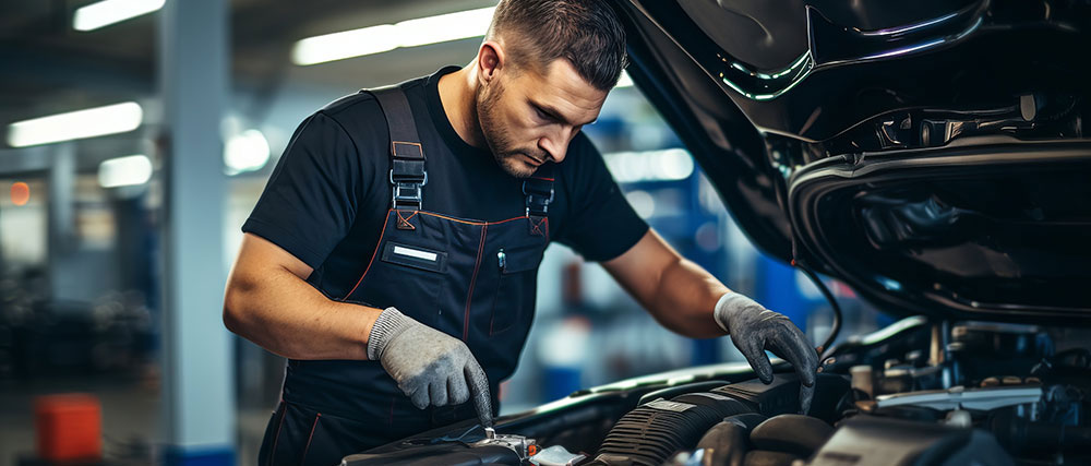 Frustrated car owner dealing with repeated vehicle repairs